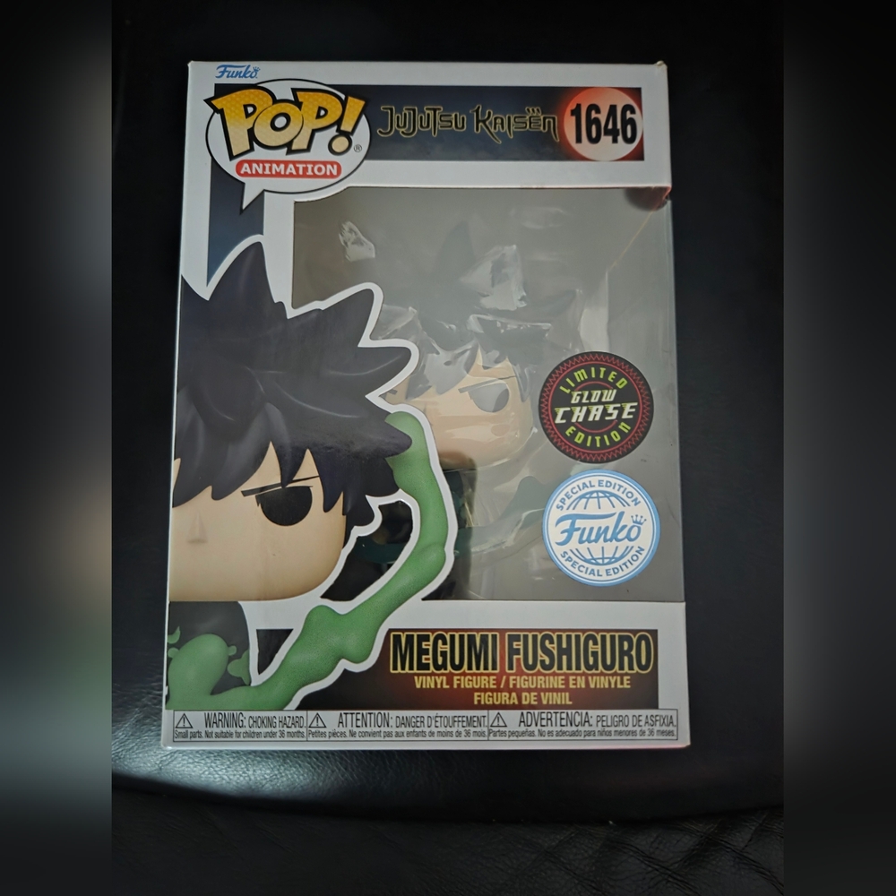 Funko Pop Anime Jujutsu Kaisen Megumi Fushiguro Chase Paint Glow Edition - Picture 2 of 8